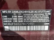 ✅ 2007 Mercedes-Benz E 350 • VIN: WDBUF56X37B070901 • Lot: 42843196. Listed on IAAI with Not provided. Free auction sales archive from the USA and detailed vehicle history report at DreamBid. Image 9.