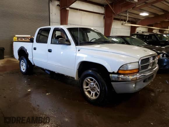 2004 Dodge Dakota SLT z VIN 1D7HG48N14S609085, wystawiony jako Copart lot #68557614 z przebiegiem Nie podano mil oraz Czysty tytuł • Clean title. Historia ofert i sprzedaży dostępna na DreamBid. Obrazek 4.