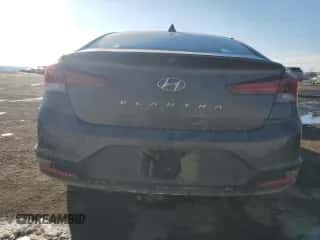 2020 Hyundai Elantra SEL with VIN 5NPD84LF1LH629548, listed as a Copart auction lot 53355845 with 43,712 mi miles and Salvage title. Bid and sale history available at DreamBid. Image 6.