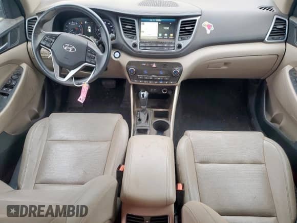 2016 Hyundai Tucson Limited with VIN KM8J33A29GU254091, listed as a Copart auction lot 81688195 with 57,373 mi miles and Clean title. Bid and sale history available at DreamBid. Image 8.