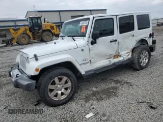 ✅ 2016 Jeep Wrangler Unlimited Sahara • VIN: 1C4BJWEG8GL327883 • Lot: 45343705. Listed on Copart with 148,497 mi. Free auction sales archive from the USA and detailed vehicle history report at DreamBid. Image 1.