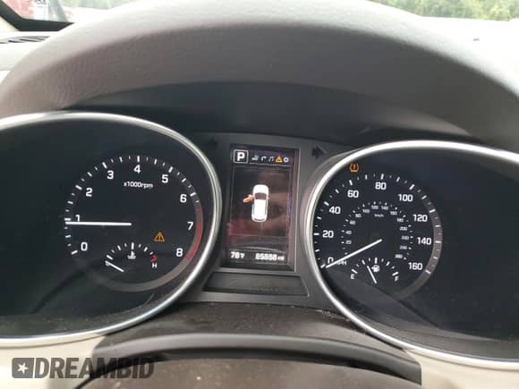 2017 Hyundai Santa Fe 2.4L с VIN 5XYZU3LBXHG460069, выставлен на аукционе Copart как лот 83951535 с пробегом 85 558 миль миль и Списание • Salvage title. История ставок и продаж доступна на DreamBid. Изображение 9.