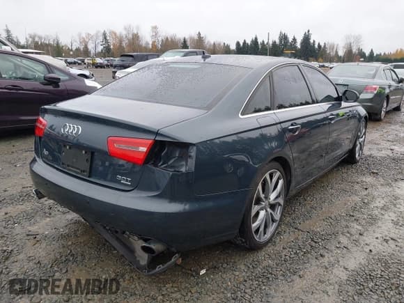 ✅ 2014 Audi A6 Premium Plus • VIN: WAUFGAFC6EN137139 • Lot: 43787853. Listed on IAAI with 124,363 mi. Free auction sales archive from the USA and detailed vehicle history report at DreamBid. Image 4.