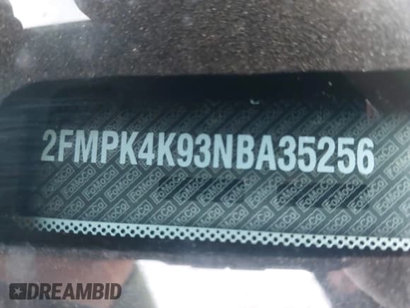 ✅ 2022 Ford Edge Titanium • VIN: 2FMPK4K93NBA35256 • Лот: 43586098. Опубликован ранее на IAAI с пробегом 75 757 миль. Бесплатный доступ к архиву аукционных продаж из США и подробный отчёт об истории автомобиля на DreamBid. Изображение 17.