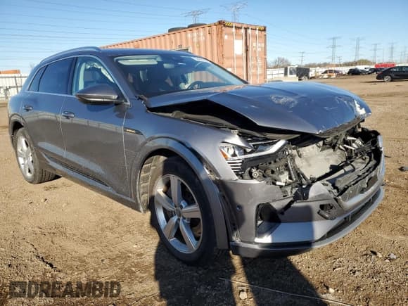 ✅ 2019 Audi e-tron Premium Plus • VIN: WA1LAAGE6KB005352 • Lot: 92469105. Listed on Copart with 52,728 mi. Free auction sales archive from the USA and detailed vehicle history report at DreamBid. Image 4.
