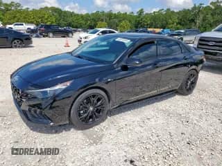 2022 Hyundai Elantra N Line z VIN KMHLR4AF6NU252585, wystawiony jako Copart lot #68875945 z przebiegiem 48 892 mil mil oraz Czysty tytuł • Clean title. Historia ofert i sprzedaży dostępna na DreamBid. Obrazek 1.