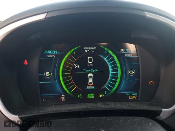 ✅ 2017 Chevrolet Volt LT • VIN: 1G1RC6S51HU190818 • Lot: 58782694. Wystawiony na Copart z przebiegiem 55 981 mil. Bezpłatny archiwum sprzedaży aukcyjnych z USA i szczegółowy raport historii pojazdu na DreamBid. Zdjęcie 9.