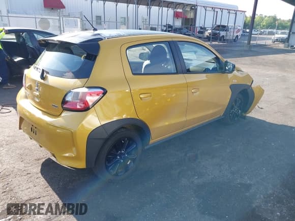 ✅ 2023 Mitsubishi Mirage Black Edition • VIN: ML32AWHJ2PH006600 • Лот: 42103131. Опубликован ранее на IAAI с пробегом 8 464 миль. Бесплатный доступ к архиву аукционных продаж из США и подробный отчёт об истории автомобиля на DreamBid. Изображение 4.
