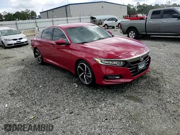 2018 Honda Accord Sport with VIN 1HGCV1F35JA221659, listed as a Copart auction lot 72091885 with 130,453 mi miles and Salvage title. Bid and sale history available at DreamBid. Image 13.