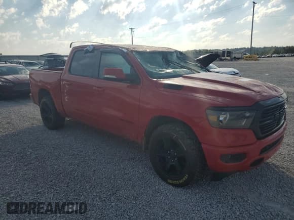 ✅ 2020 Ram 1500 Big Horn • VIN: 1C6SRFFTXLN184283 • Lot: 84737135. Listed on Copart with Not provided. Free auction sales archive from the USA and detailed vehicle history report at DreamBid. Image 4.