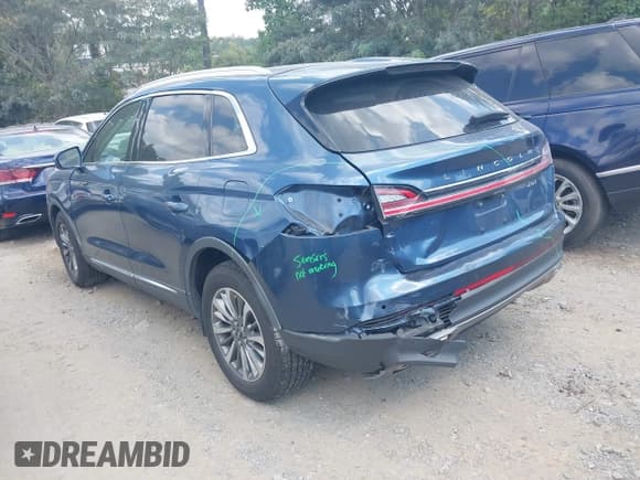 ✅ 2019 Lincoln Nautilus Select • VIN: 2LMPJ6K92KBL53139 • Lot: 43111063. Listed on IAAI with 99,151 mi. Free auction sales archive from the USA and detailed vehicle history report at DreamBid. Image 3.