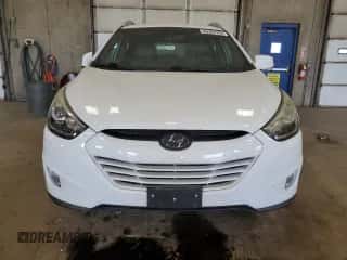 2015 Hyundai Tucson SE with VIN KM8JU3AG5FU069270, listed as a Copart auction lot 46384794 with 103,710 mi miles and . Bid and sale history available at DreamBid. Image 5.