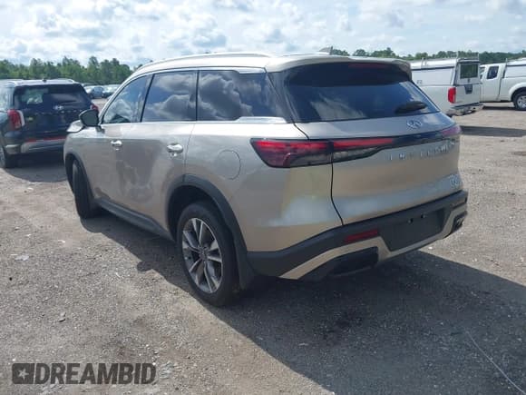 ✅ 2024 Infiniti QX60 Luxe • VIN: 5N1DL1FR6RC343763 • Lot: 42686502. Listed on IAAI with 3,791 mi. Free auction sales archive from the USA and detailed vehicle history report at DreamBid. Image 3.