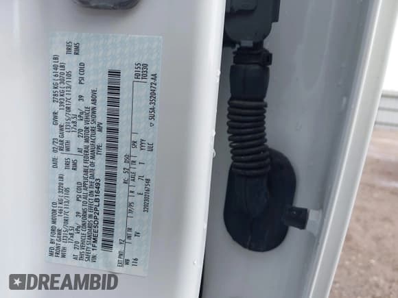 ✅ 2023 Ford Bronco • VIN: 1FMEE5DP2PLB16493 • Лот: 42507079. Опубликован ранее на IAAI с пробегом 59 656 миль. Бесплатный доступ к архиву аукционных продаж из США и подробный отчёт об истории автомобиля на DreamBid. Изображение 9.