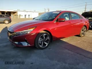 ✅ 2023 Hyundai Elantra Limited • VIN: KMHLP4AG9PU588930 • Lot: 92246255. Wystawiony na Copart z przebiegiem 8 855 mil. Bezpłatny archiwum sprzedaży aukcyjnych z USA i szczegółowy raport historii pojazdu na DreamBid. Zdjęcie 1.