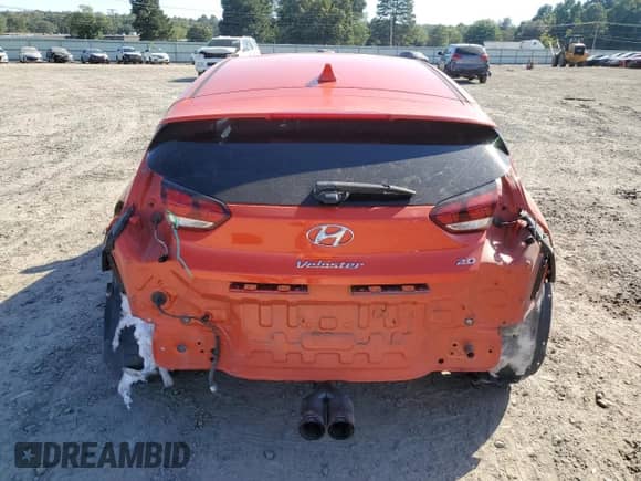 2019 Hyundai Veloster 2.0 with VIN KMHTG6AF1KU010543, listed as a Copart auction lot 74552744 with 62,040 mi miles and Salvage title. Bid and sale history available at DreamBid. Image 6.