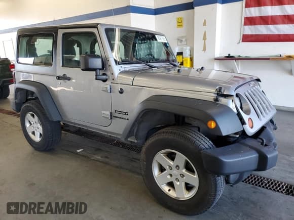 ✅ 2013 Jeep Wrangler Sport • VIN: 1C4AJWAG3DL637419 • Lot: 90467595. Listed on Copart with 144,414 mi. Free auction sales archive from the USA and detailed vehicle history report at DreamBid. Image 4.