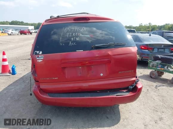 2003 Dodge Caravan Sport z VIN 2D4GP44LX3R128216, wystawiony jako IAAI lot #43159023 z przebiegiem 185 794 mil mil oraz . Historia ofert i sprzedaży dostępna na DreamBid. Obrazek 16.