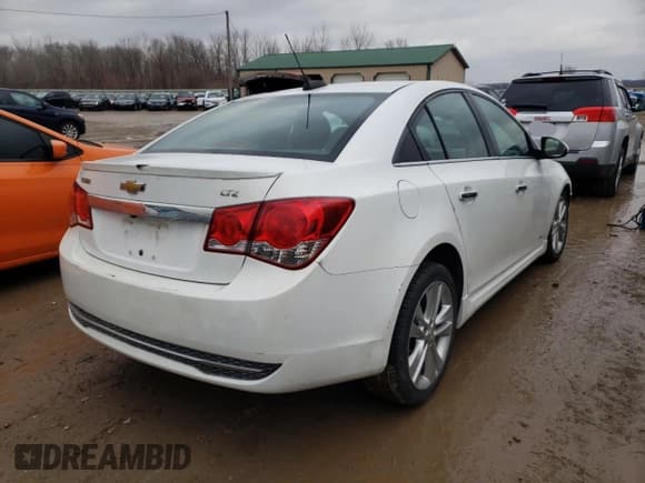 ✅ 2015 Chevrolet Cruze LTZ • VIN: 1G1PG5SB2F7263766 • Lot: 37207293. Listed on Copart with 157,825 mi. Free auction sales archive from the USA and detailed vehicle history report at DreamBid. Image 3.