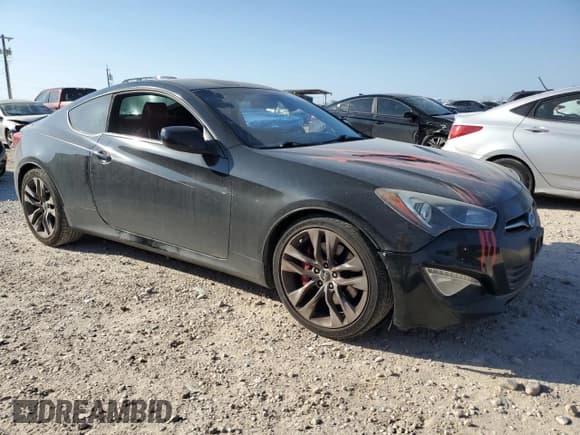 ✅ 2013 Hyundai Genesis Coupe Track • VIN: KMHHU6KJ6DU083931 • Lot: 47243305. Listed on Copart with 191,183 mi. Free auction sales archive from the USA and detailed vehicle history report at DreamBid. Image 4.