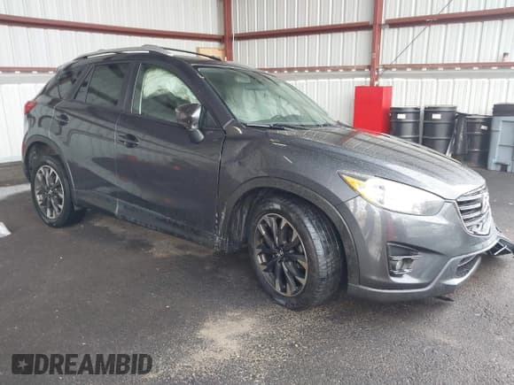 ✅ 2016 Mazda CX-5 Grand Touring • VIN: JM3KE4DY2G0835486 • Lot: 43554797. Wystawiony na IAAI z przebiegiem 115 282 mil. Bezpłatny archiwum sprzedaży aukcyjnych z USA i szczegółowy raport historii pojazdu na DreamBid. Zdjęcie 1.