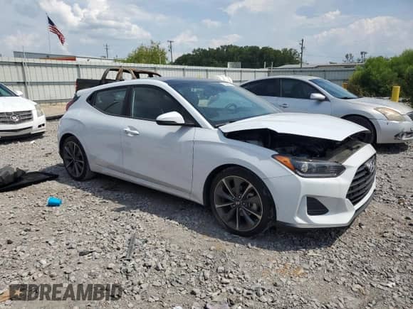 2019 Hyundai Veloster Premium z VIN KMHTG6AFXKU003039, wystawiony jako Copart lot #65254234 z przebiegiem 50 396 mil mil oraz Szkoda całkowita • Salvage title. Historia ofert i sprzedaży dostępna na DreamBid. Obrazek 4.
