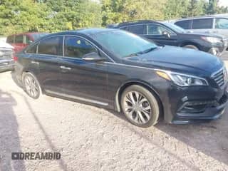 2015 Hyundai Sonata Limited with VIN 5NPE34AB2FH114548, listed as a IAAI auction lot 43303484 with 107,340 mi miles and . Bid and sale history available at DreamBid. Image 1.