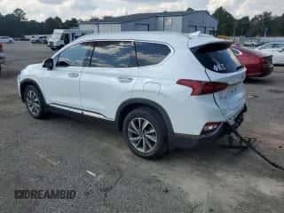 2020 Hyundai Santa Fe Limited with VIN 5NMS53AD1LH224167, listed as a Copart auction lot 70745225 with 52,300 mi miles and Salvage title. Bid and sale history available at DreamBid. Image 2.