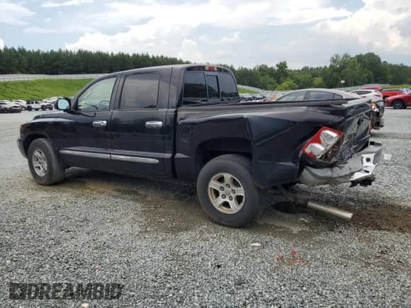 2005 Dodge Dakota Laramie with VIN 1D7HE58N25S179130, listed as a Copart auction lot 66822755 with 196,608 mi miles and Salvage title. Bid and sale history available at DreamBid. Image 2.