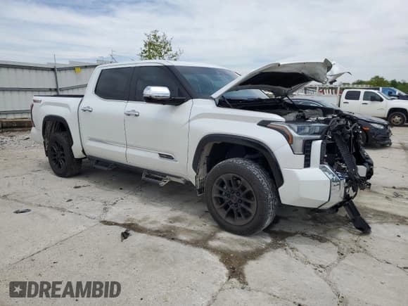 ✅ 2024 Toyota Tundra 1794 Edition • VIN: 5TFMA5DB3RX148400 • Lot: 56191875. Listed on Copart with 29,631 mi. Free auction sales archive from the USA and detailed vehicle history report at DreamBid. Image 4.