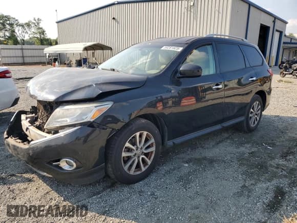 ✅ 2016 Nissan Pathfinder SV • VIN: 5N1AR2MNXGC637770 • Lot: 59281825. Listed on Copart with 95,478 mi. Free auction sales archive from the USA and detailed vehicle history report at DreamBid. Image 1.