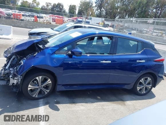 ✅ 2020 Nissan LEAF SL Plus • VIN: 1N4BZ1DP9LC311222 • Lot: 42808630. Listed on IAAI with 37,076 mi. Free auction sales archive from the USA and detailed vehicle history report at DreamBid. Image 14.