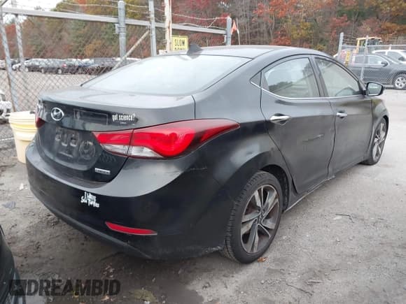 ✅ 2014 Hyundai Elantra SE • VIN: KMHDH4AE1EU082747 • Lot: 43618132. Listed on IAAI with 159,607 mi. Free auction sales archive from the USA and detailed vehicle history report at DreamBid. Image 4.
