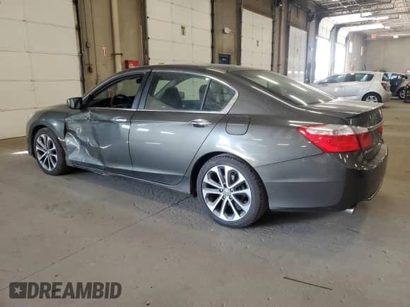 2014 Honda Accord Sport with VIN 1HGCR2F54EA093819, listed as a Copart auction lot 84595435 with 169,363 mi miles and Salvage title. Bid and sale history available at DreamBid. Image 2.