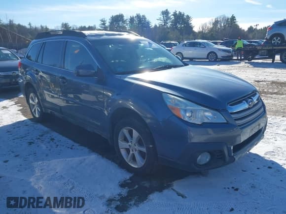 ✅ 2013 Subaru Outback Limited • VIN: 4S4BRBKC4D3251251 • Lot: 43854401. Listed on IAAI with 126,013 mi. Free auction sales archive from the USA and detailed vehicle history report at DreamBid. Image 1.