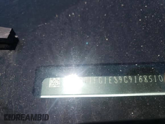 ✅ 2012 Chevrolet Camaro 2LT • VIN: 2G1FC1E39C9168510 • Lot: 43344355. Listed on Copart with 85,983 mi. Free auction sales archive from the USA and detailed vehicle history report at DreamBid. Image 13.