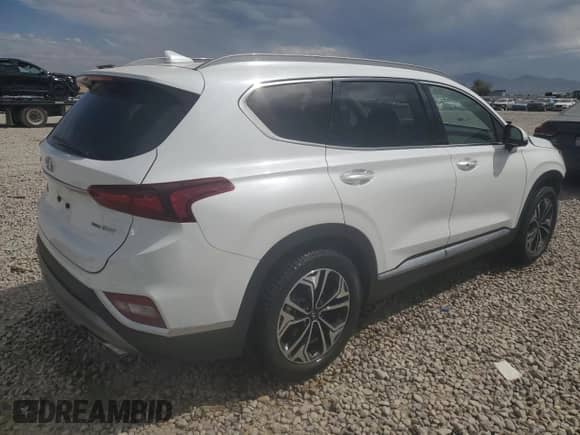 2019 Hyundai Santa Fe Limited with VIN 5NMS5CAA3KH081114, listed as a Copart auction lot 70002165 with 39,133 mi miles and Salvage title. Bid and sale history available at DreamBid. Image 3.