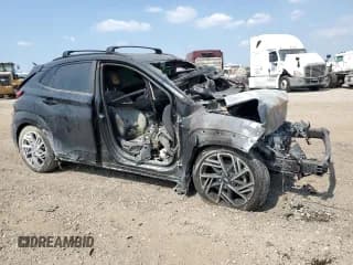 ✅ 2023 Hyundai Kona N Line • VIN: KM8K33A35PU048070 • Лот: 66451524. Опубликован ранее на Copart с пробегом Не указан. Бесплатный доступ к архиву аукционных продаж из США и подробный отчёт об истории автомобиля на DreamBid. Изображение 4.