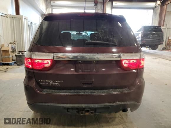 ✅ 2012 Dodge Durango SXT • VIN: 1C4RDJAG2CC153902 • Lot: 93253585. Listed on Copart with 192,180 mi. Free auction sales archive from the USA and detailed vehicle history report at DreamBid. Image 6.