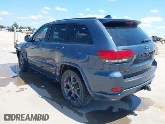 ✅ 2021 Jeep Grand Cherokee 80th Anniversary • VIN: 1C4RJFBG1MC759763 • Lot: 42961720. Listed on IAAI with 79,903 mi. Free auction sales archive from the USA and detailed vehicle history report at DreamBid. Image 3.