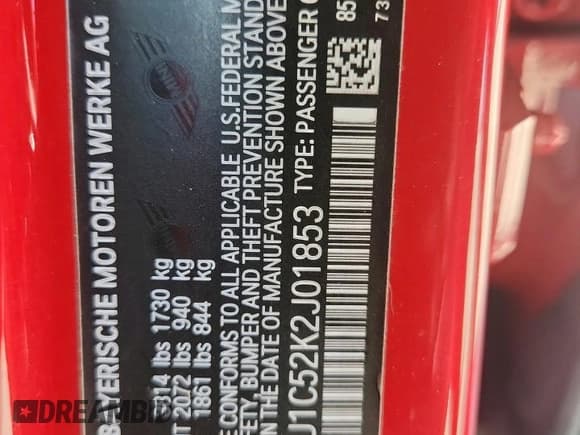 ✅ 2019 MINI Hardtop 4 Door Cooper • VIN: WMWXU1C52K2J01853 • Лот: 67024685. Опубликован ранее на Copart с пробегом 81 145 миль. Бесплатный доступ к архиву аукционных продаж из США и подробный отчёт об истории автомобиля на DreamBid. Изображение 12.