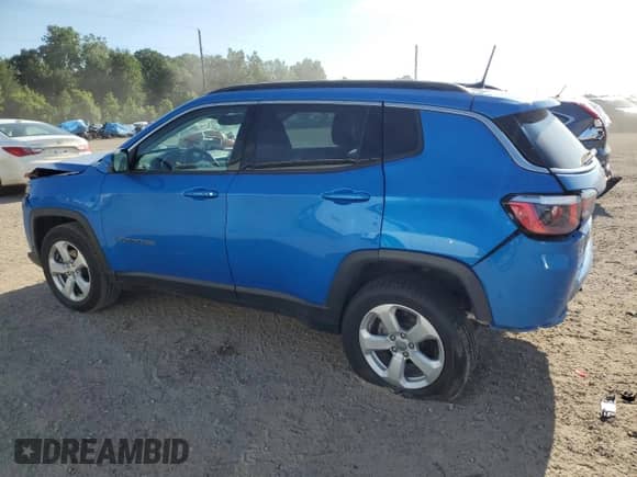 2019 Jeep Compass Latitude with VIN 3C4NJDBB2KT801138, listed as a Copart auction lot 65320085 with 48,339 mi miles and Salvage title. Bid and sale history available at DreamBid. Image 2.