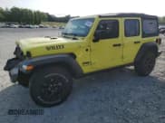 ✅ 2023 Jeep Wrangler Willys • VIN: 1C4HJXDN3PW543719 • Lot: 54963635. Listed on Copart with 19,443 mi. Free auction sales archive from the USA and detailed vehicle history report at DreamBid. Image 1.