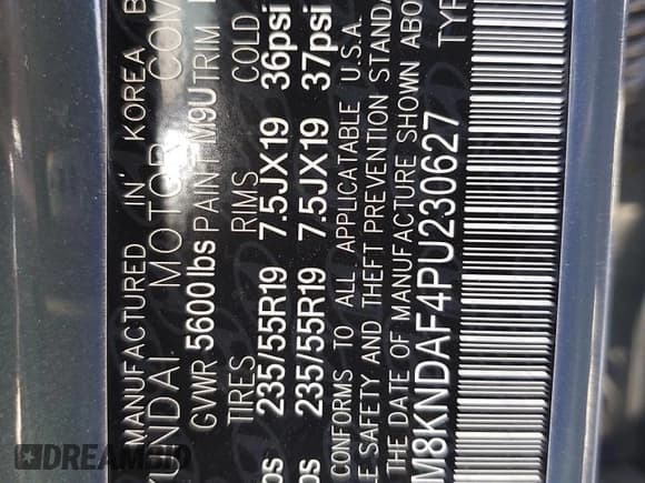 ✅ 2023 Hyundai Ioniq 5 SEL • VIN: KM8KNDAF4PU230627 • Lot: 91780915. Listed on Copart with 19,358 mi. Free auction sales archive from the USA and detailed vehicle history report at DreamBid. Image 14.