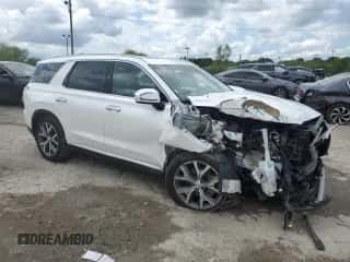 2022 Hyundai Palisade SEL с VIN KM8R4DHE3NU431866, выставлен на аукционе Copart как лот 67562104 с пробегом 28 370 миль миль и Списание • Salvage title. История ставок и продаж доступна на DreamBid. Изображение 4.