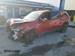 ✅ 2023 Chevrolet Traverse LT Cloth • VIN: 1GNEVGKW1PJ274322 • Лот: 84922465. Опубликован ранее на Copart с пробегом 16 165 миль. Бесплатный доступ к архиву аукционных продаж из США и подробный отчёт об истории автомобиля на DreamBid. Изображение 1.