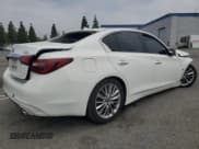 ✅ 2020 Infiniti Q50 Luxe • VIN: JN1EV7AP3LM207414 • Lot: 55324015. Listed on Copart with 75,141 mi. Free auction sales archive from the USA and detailed vehicle history report at DreamBid. Image 3.