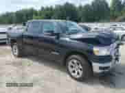 2022 Ram 1500 Lone Star with VIN 1C6SRFFT0NN427277, listed as a Copart auction lot 59408095 with 52,133 mi miles and Salvage title. Bid and sale history available at DreamBid. Image 4.
