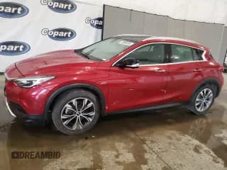 ✅ 2019 Infiniti QX30 Essential • VIN: SJKCH5CR0KA009949 • Лот: 70893354. Опубликован ранее на Copart с пробегом 27 263 миль. Бесплатный доступ к архиву аукционных продаж из США и подробный отчёт об истории автомобиля на DreamBid. Изображение 1.