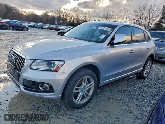 ✅ 2016 Audi Q5 Premium Plus • VIN: WA1L2AFP1GA037056 • Лот: 95872085. Опубликован ранее на Copart с пробегом 124 070 миль. Бесплатный доступ к архиву аукционных продаж из США и подробный отчёт об истории автомобиля на DreamBid. Изображение 1.